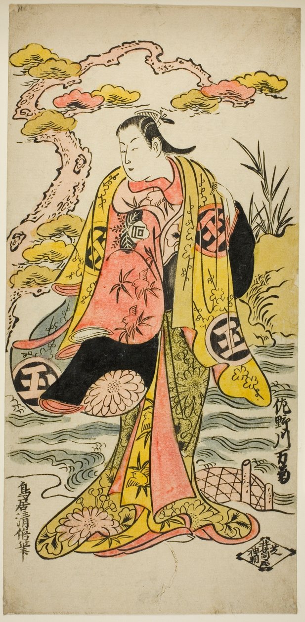 Der Schauspieler Sanogawa Mangiku I von Torii Kiyomasu II