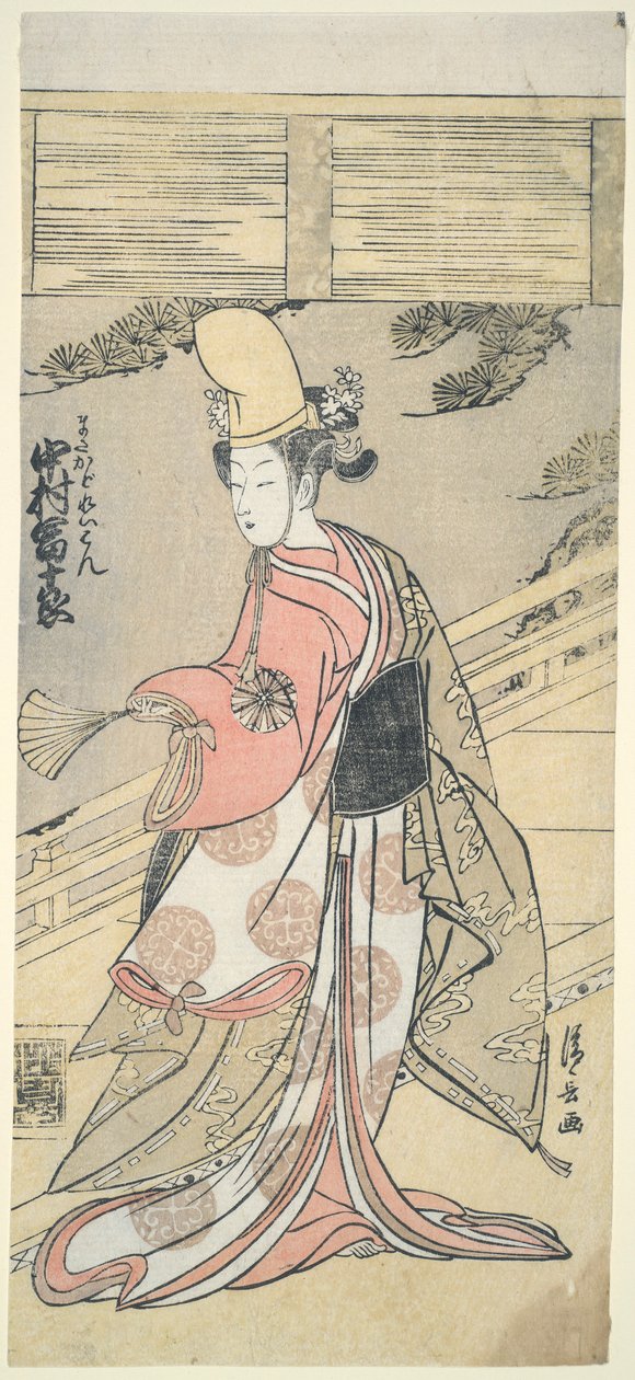 Schauspieler Nakamura Tomijūrō von Torii Kiyonaga