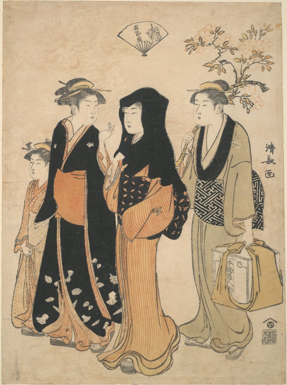 Hina-Puppenfest aus den Fünf Festen von Torii Kiyonaga