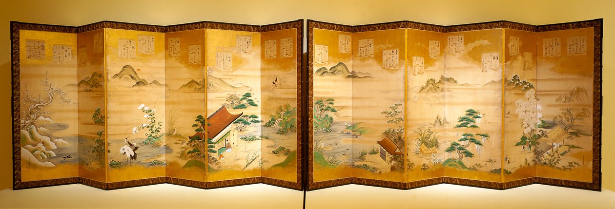 Teikas Gedichte für die zwölf Monate von Tosa Mitsunari