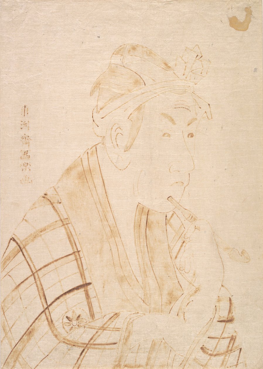 Der Schauspieler Matsumoto Koshiro als Banzuin Chobei von Toshusai Sharaku