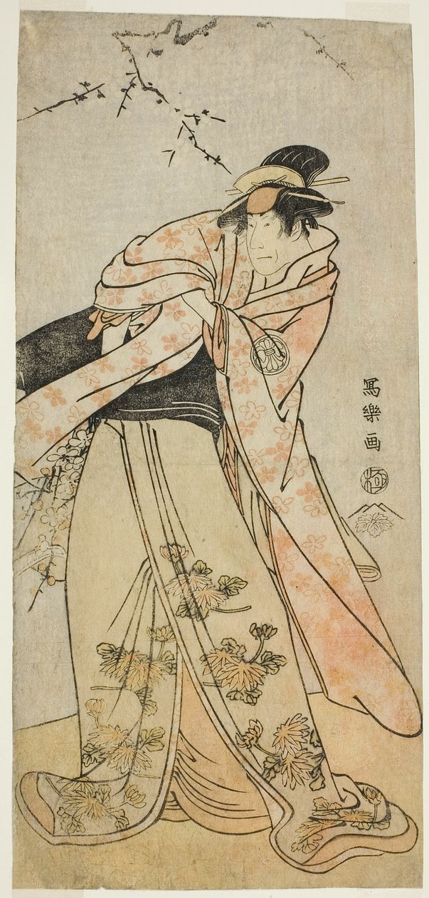 Der Schauspieler Segawa Kikunojo III als Shirabyoshi Hisakata von Miyako Kujo von Toshusai Sharaku
