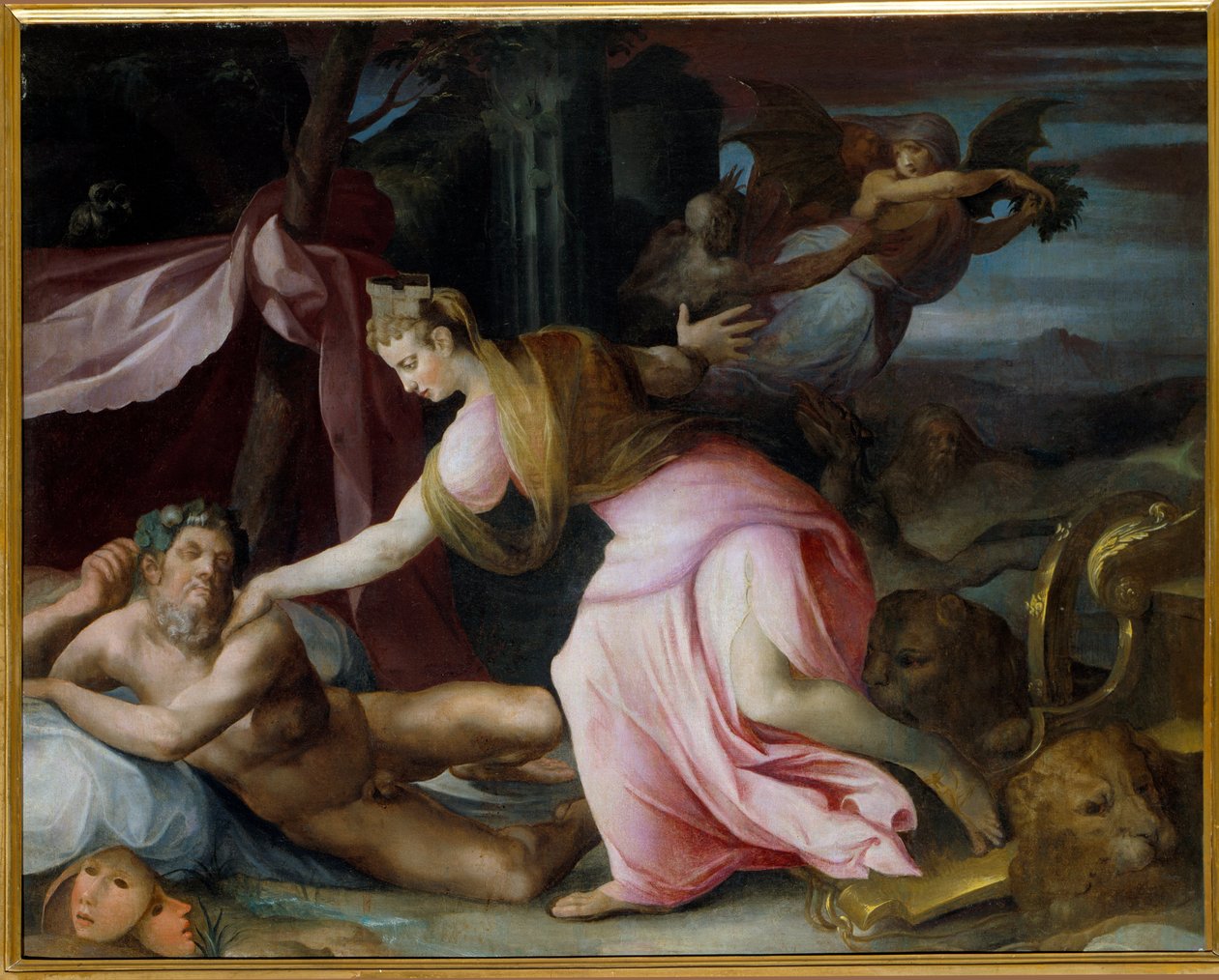 Cybelle weckt Morpheus von Toussaint Dubreuil