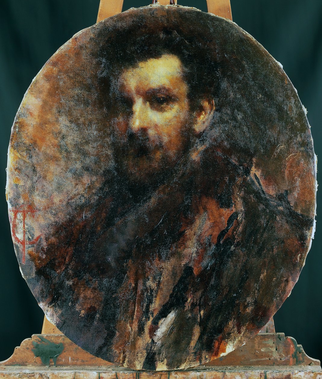Porträt von Cletto Arrighi, Pseudonym von Carlo Righetti von Tranquillo Cremona