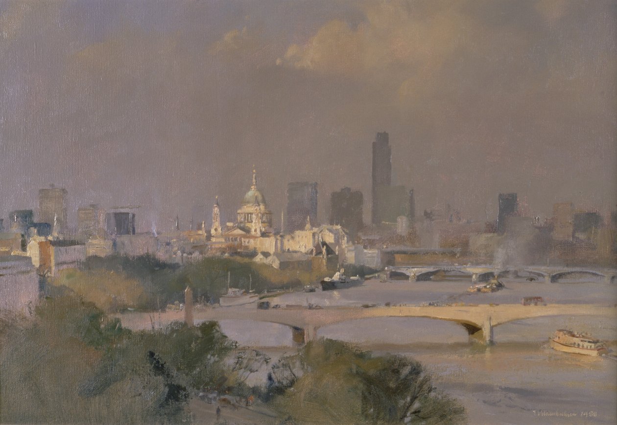 Schwüler Nachmittag im August, Kings Reach, 1988 von Trevor Chamberlain