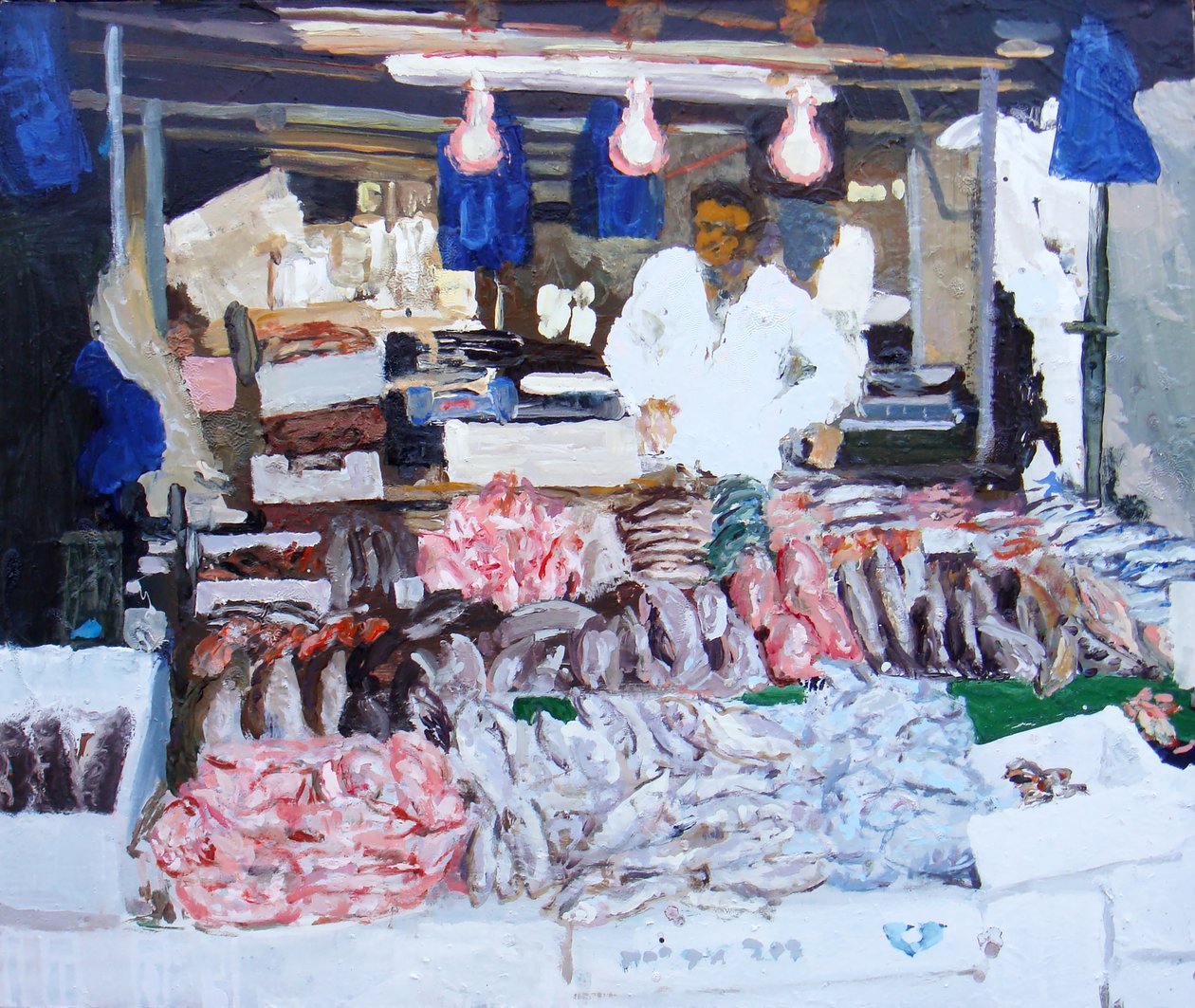 Fischstand (Ridley Road, London), 2009 von Trevor Burgess