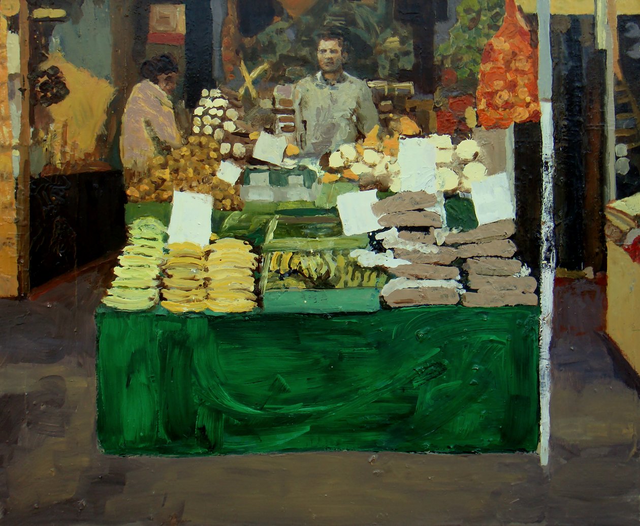 Gemüsestand (Deptford, London), 2009 von Trevor Burgess