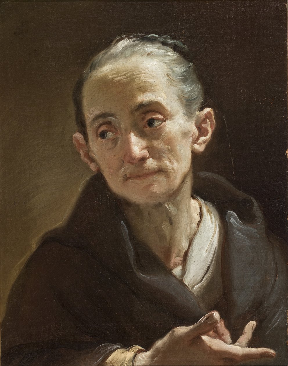 Kopf einer alten Frau von Ubaldo Gandolfi