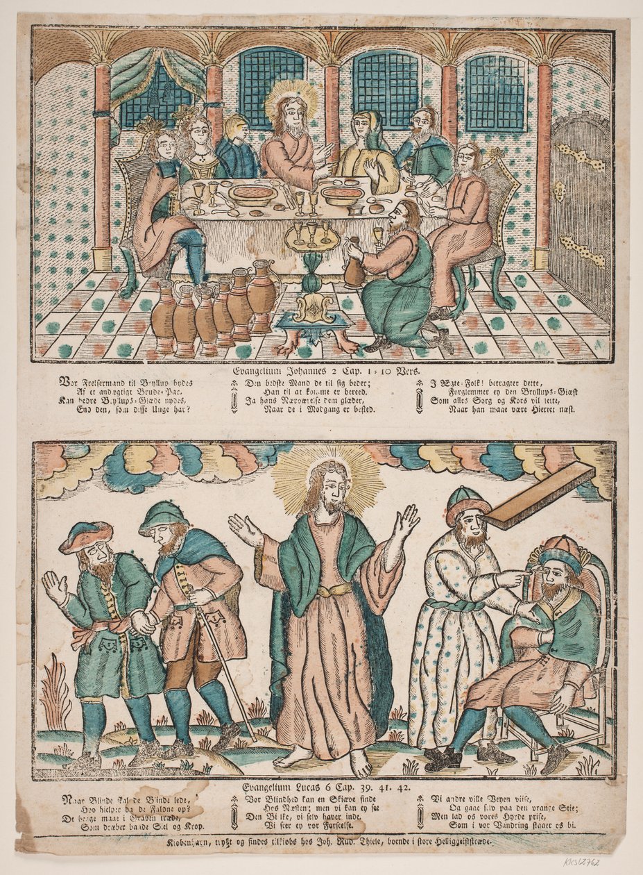 Die Hochzeit zu Kana und Christus von Ubekendt
