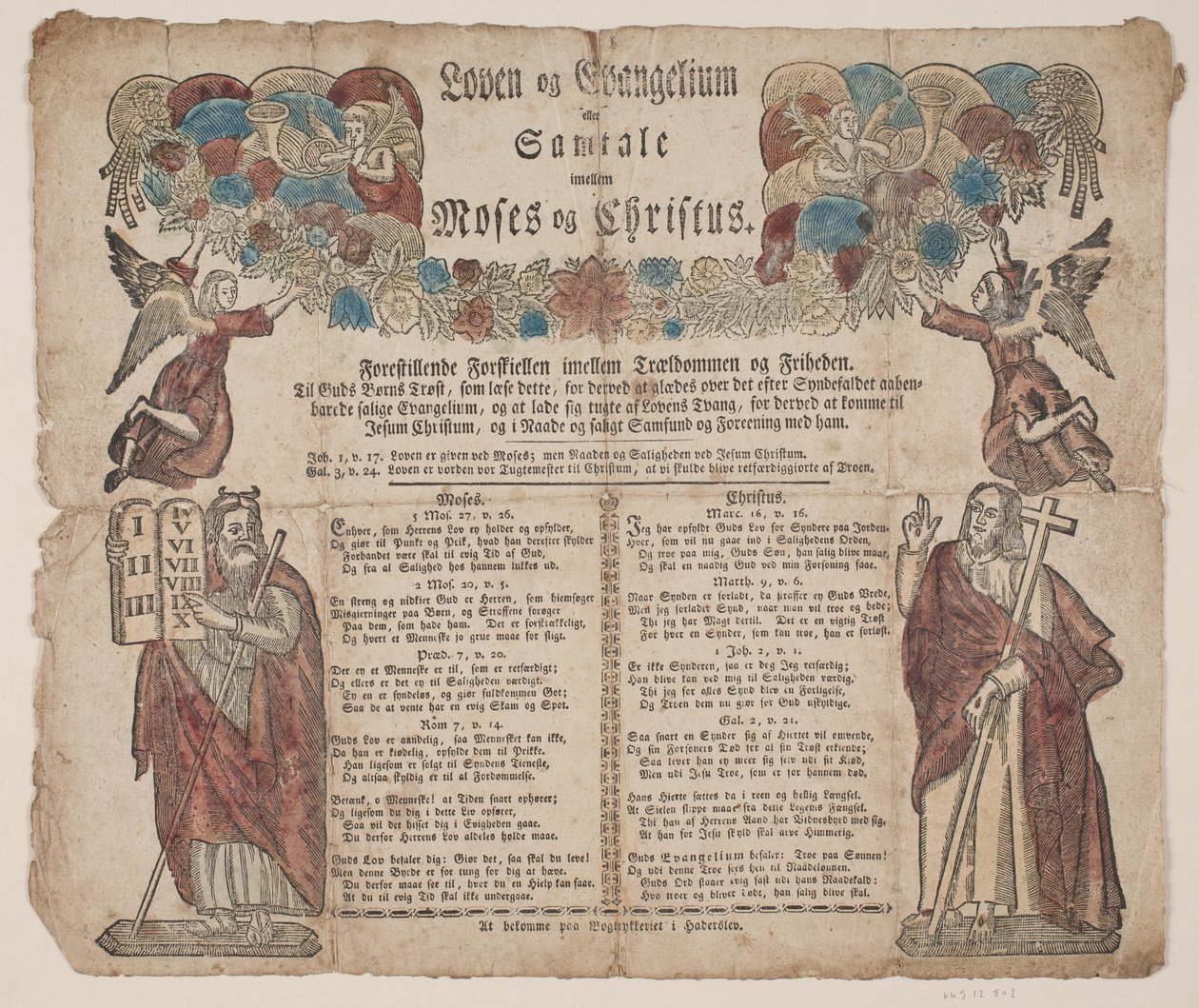 Gesetz und Evangelium oder Gespräch zwischen Moses und Christus von Ubekendt
