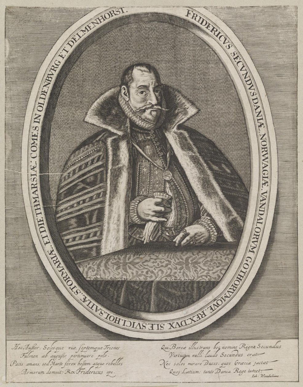 Friedrich II., König von Dänemark und Norwegen von Ubekendt 1600 tallet