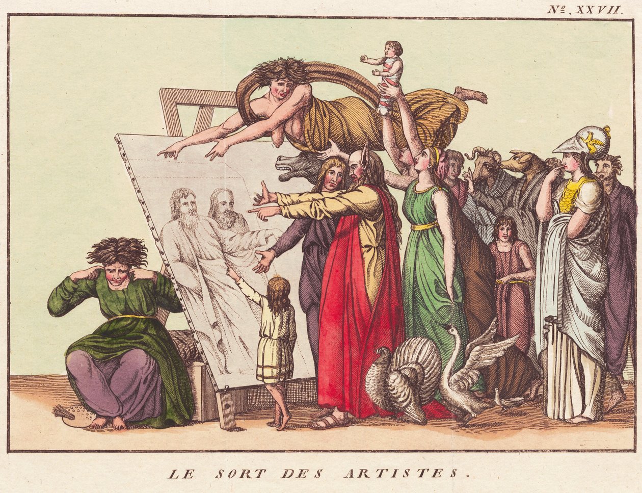 Das Schicksal der Künstler von Ubekendt dansk efter 1780