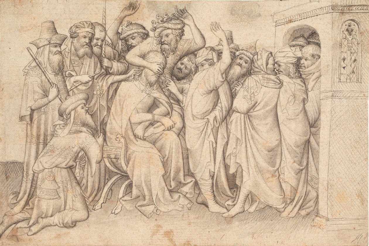 Die Verspottung Christi von Ubekendt tysk 1420