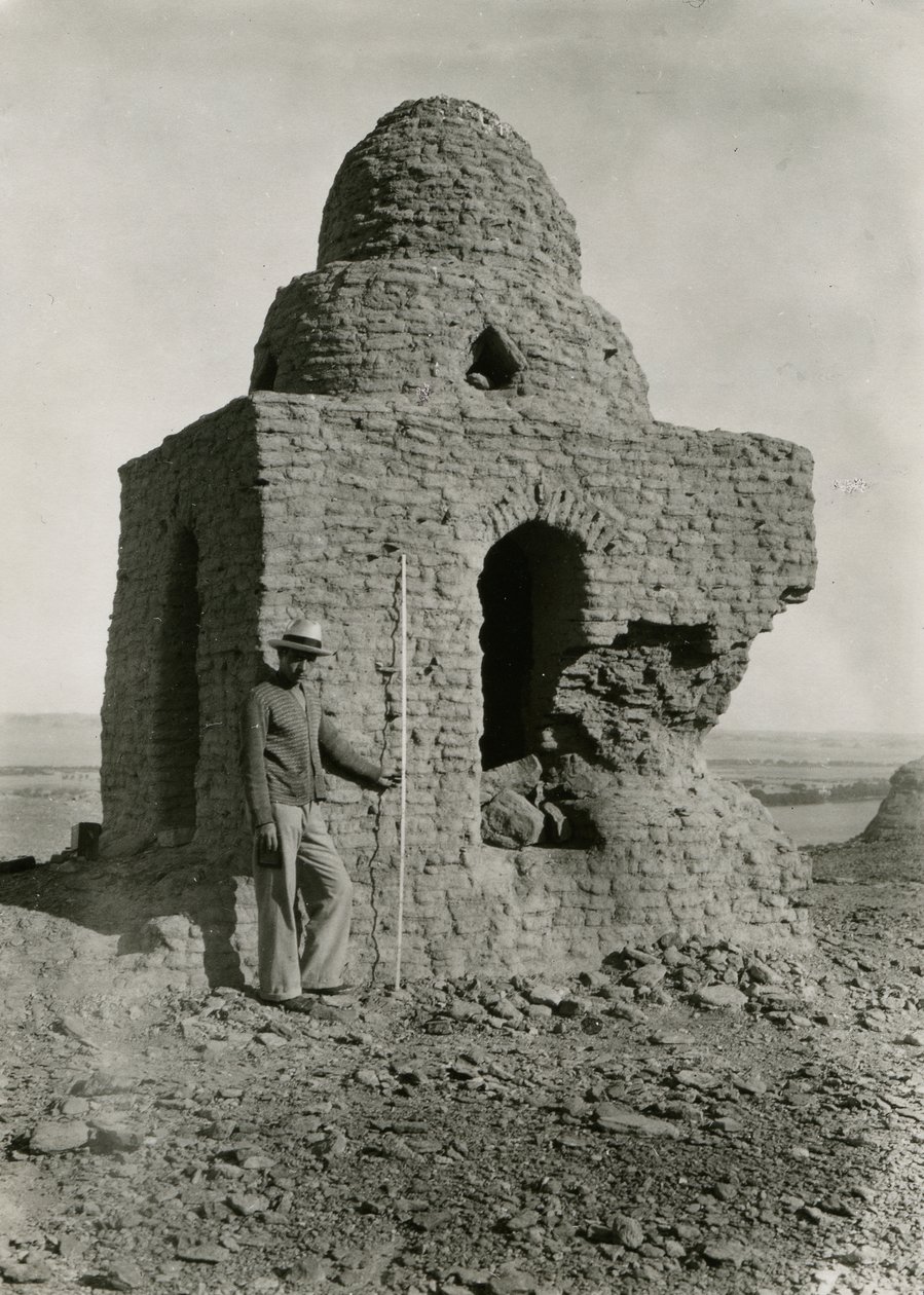 Großes Grab, Nekropolis, Qasr Ibrim, Ägypten, Foto von Ugo Monneret de Villard von Ugo Monneret de Villard