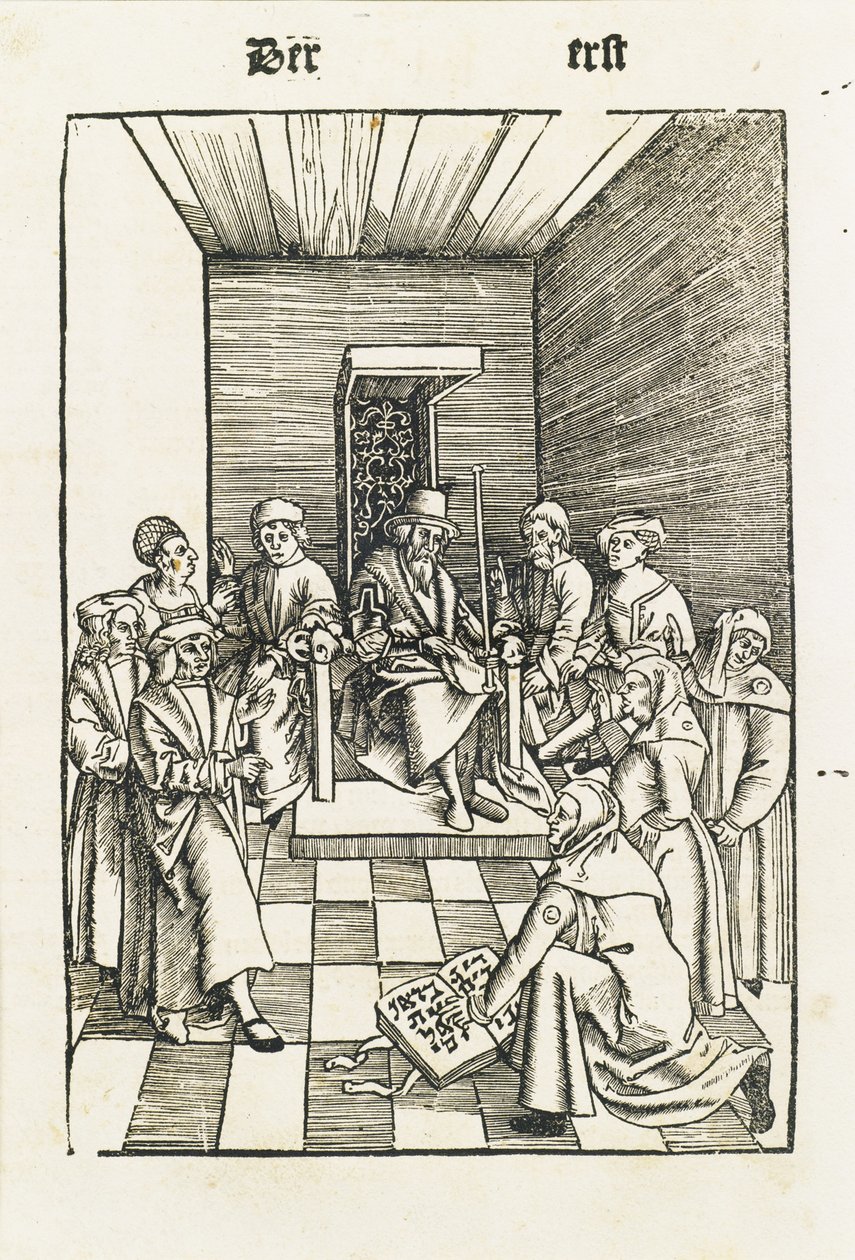 Jüdischer Eid aus dem Laienspiegel, Augsburg von Ulrich Tengler