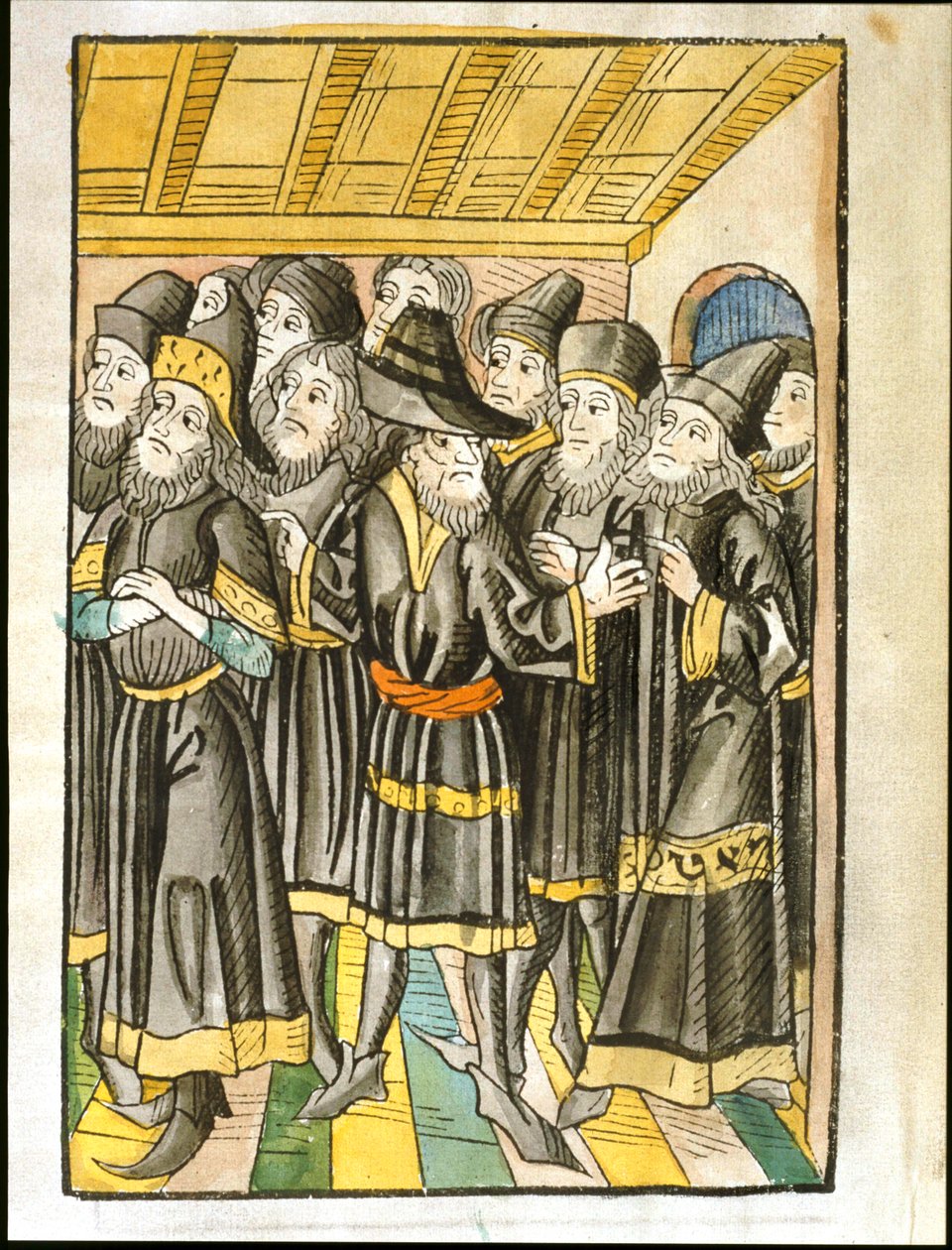 Delegation von Moldawien - Chronik des Konzils von Konstanz. Aus dem "Concilium Constantiense" von Ulrich von Richental