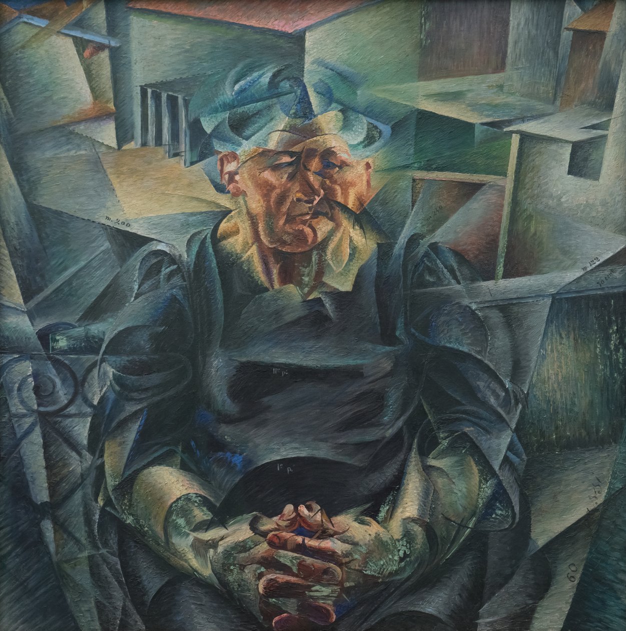 Horizontale Konstruktion von Umberto Boccioni