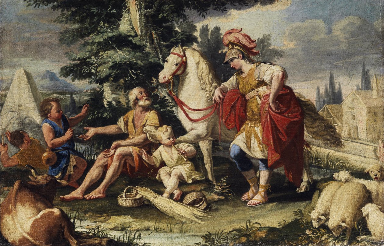 Alexander und ein Philosoph von Unbekannt Unbekannt