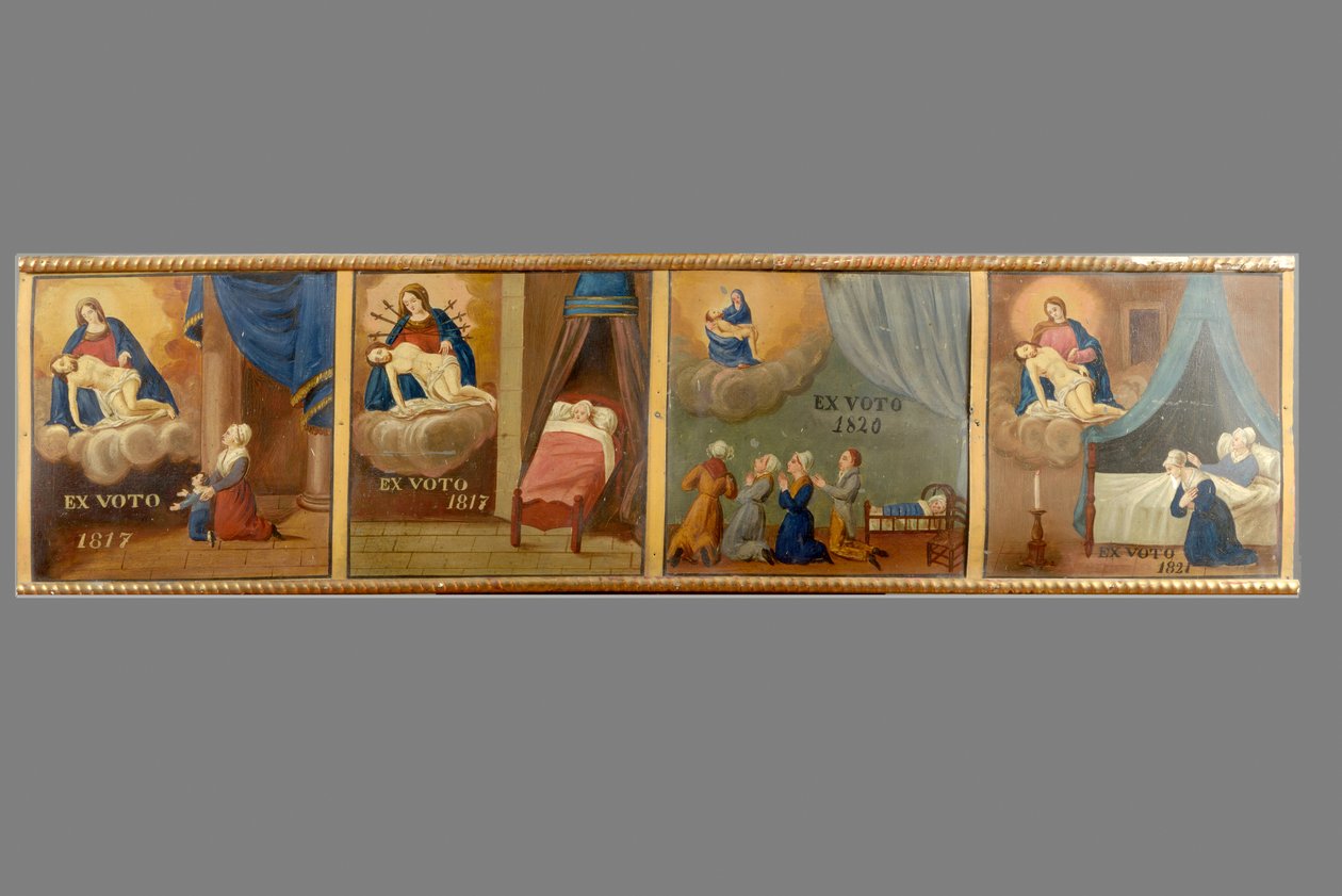 Ex-voto der Kapelle Notre-Dame de Pitié von Unbekannt Unbekannt