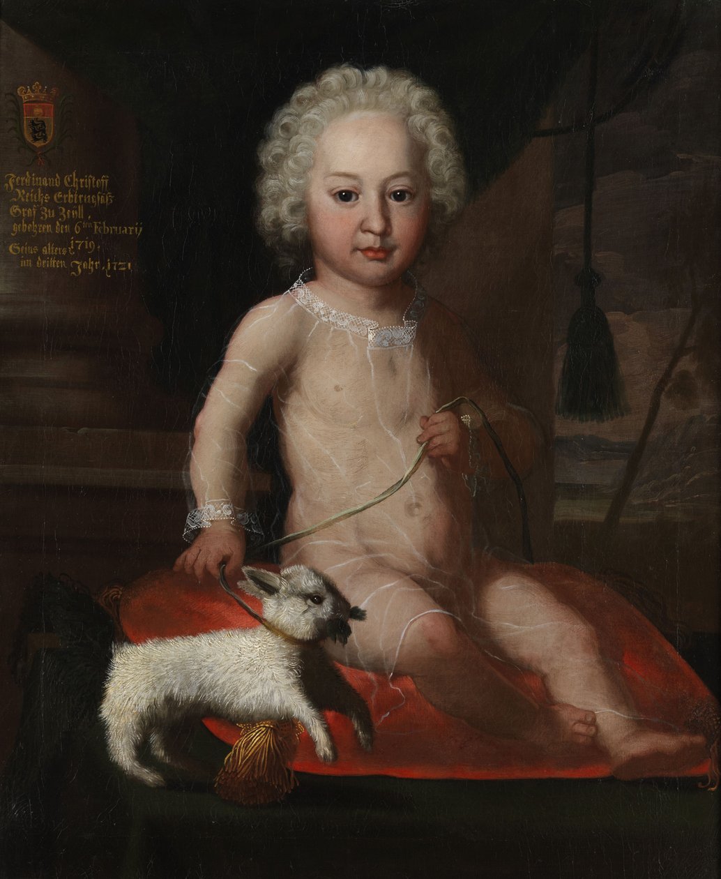Kinderbildnis Ferdinand Christoph von Waldburg-Zeil (* 1719) von Unbekannt Unbekannt