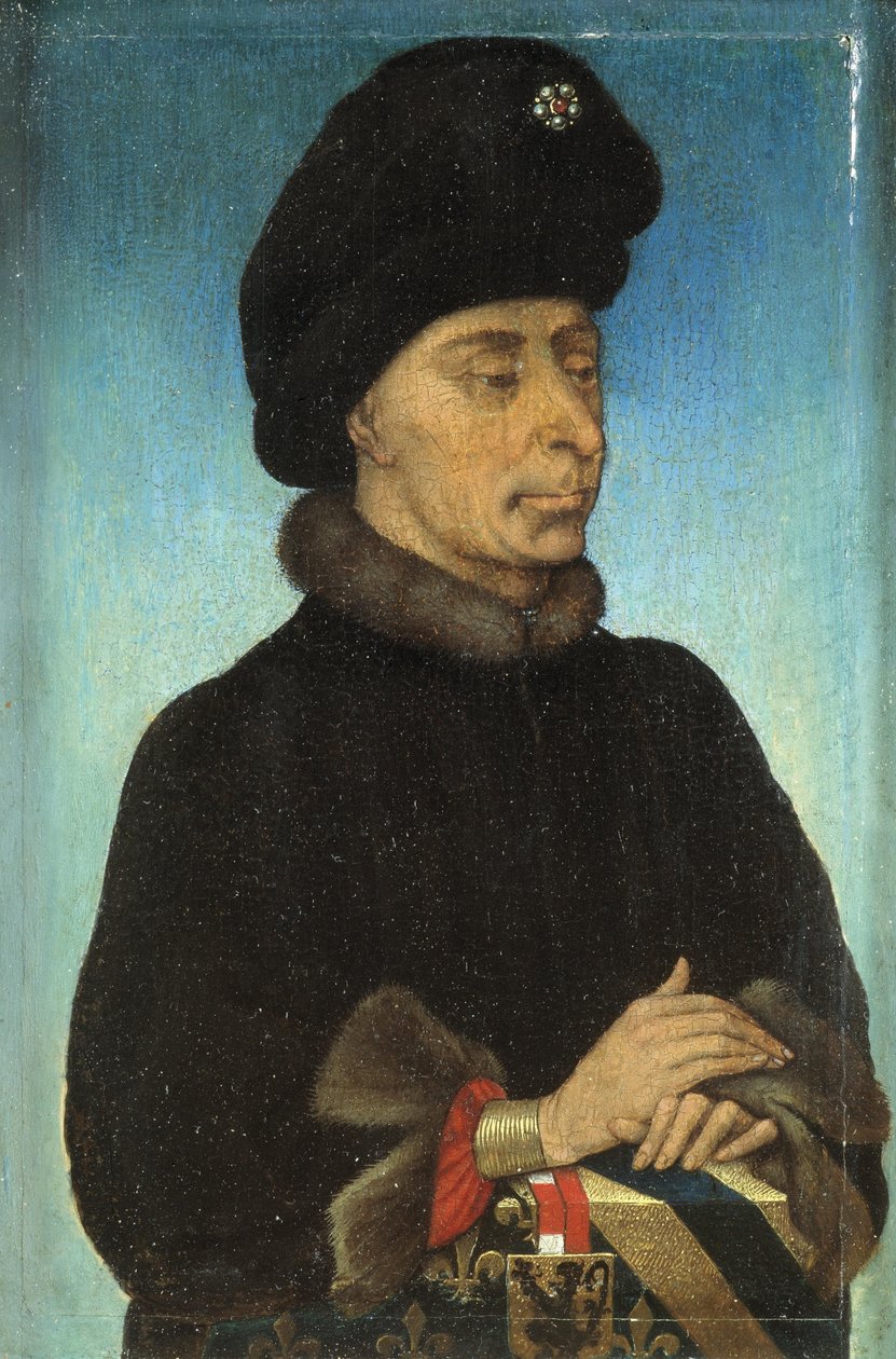 Porträt von Johann Ohnefurcht, Herzog von Burgund von Unbekannt Unbekannt