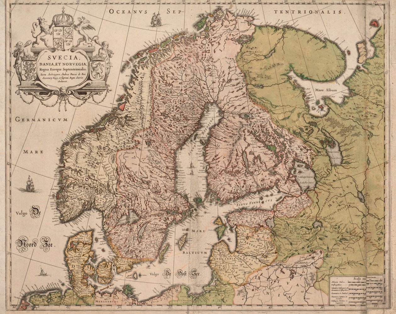 Svecia Dania et Norvegia von Unbekannt Unbekannt