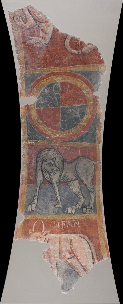 CARCOLITI, Elefant und Löwe von Sant Joan de Boí von Unbekannt Unbekannt