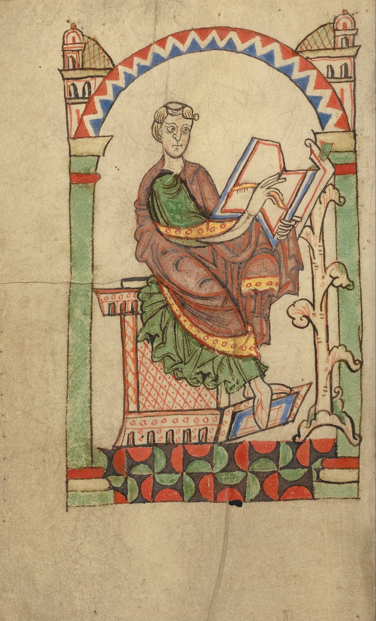 Eadmer von Canterbury beim Schreiben von Unbekannt Unbekannt