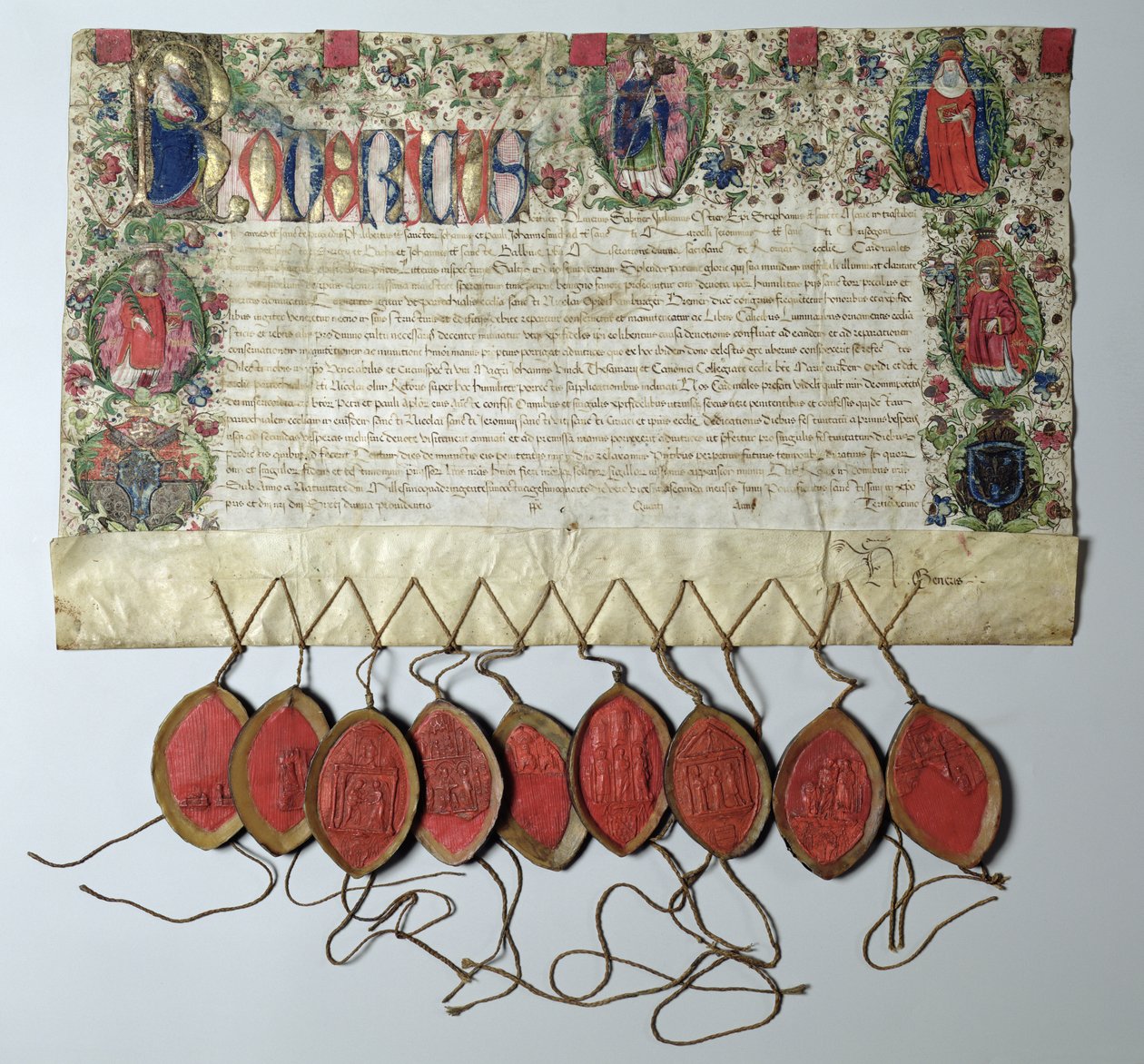 Ablassbrief an die Kirche St. Nikolaus, 22. Juni 1484 von Unbekannt Unbekannt