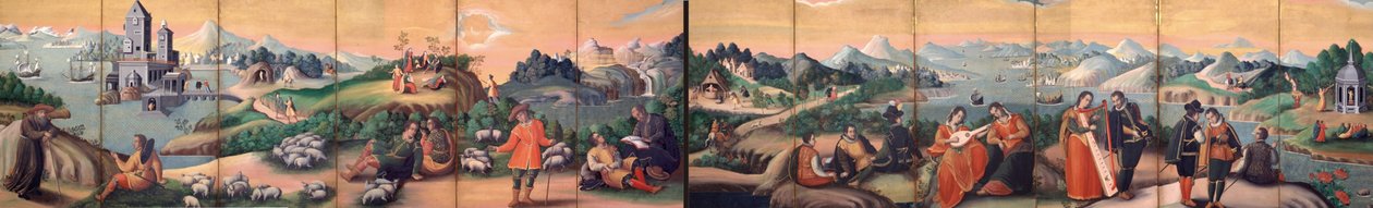 Szenen des europäischen Lebens von Unbekannt Unbekannt