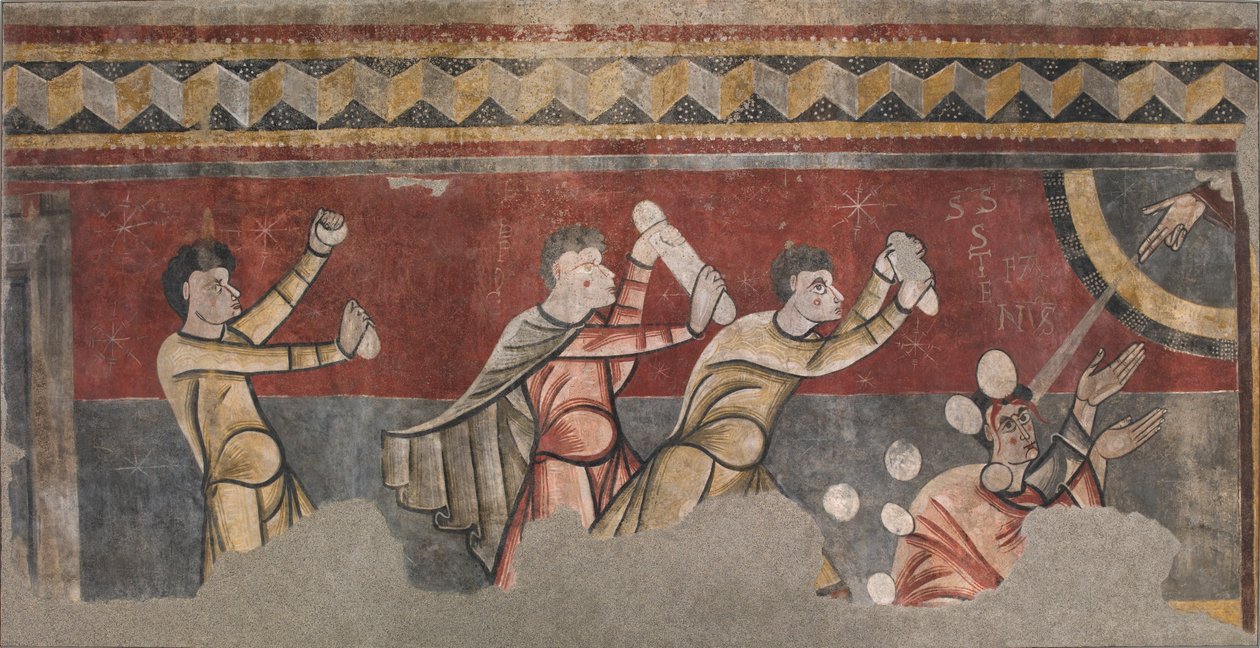 Steinigung des Heiligen Stephanus von Sant Joan de Boí von Unbekannt Unbekannt