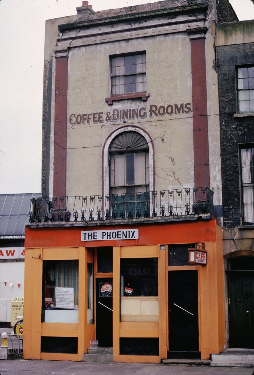 Das Phoenix Cafe, Camden Town, 1967 von Unbekannt Unbekannt