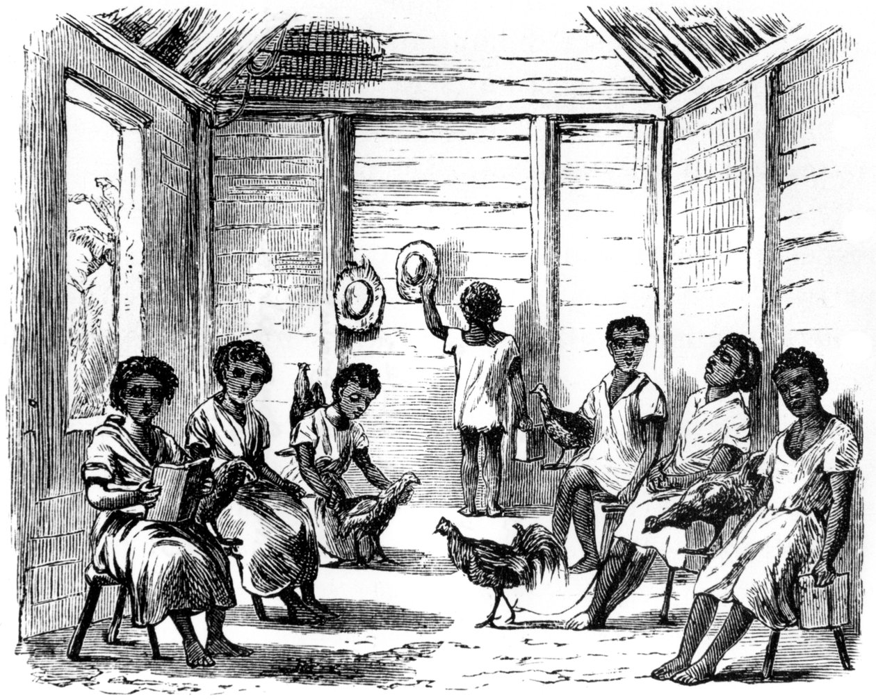 Eine Dominikanische Schule, Santo Domingo von Unbekannt