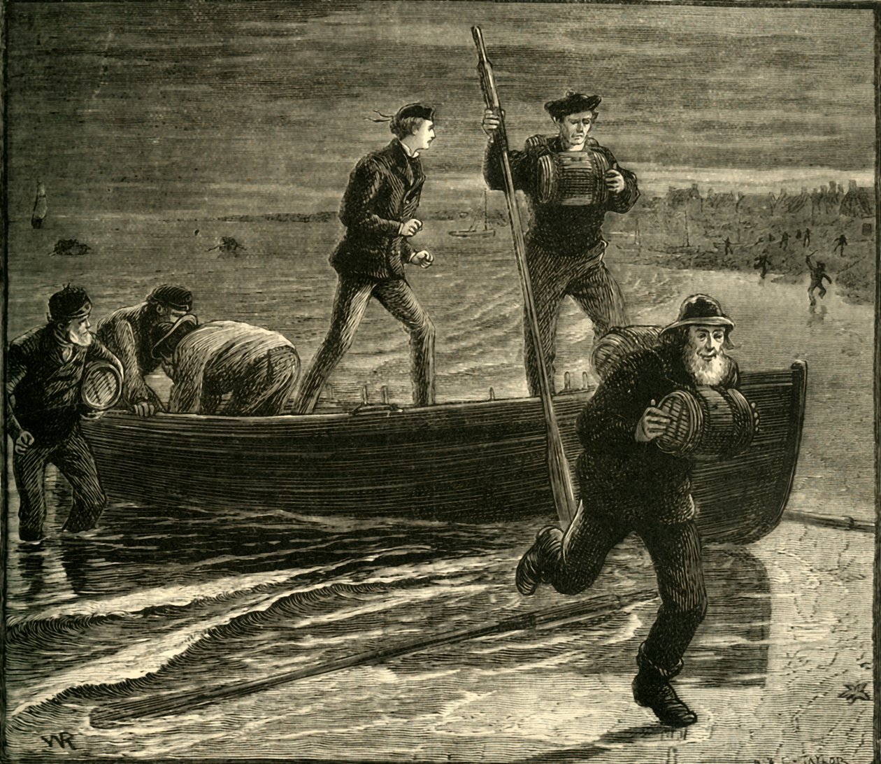 Eine Schmuggelexpedition, 1881 von Unbekannt