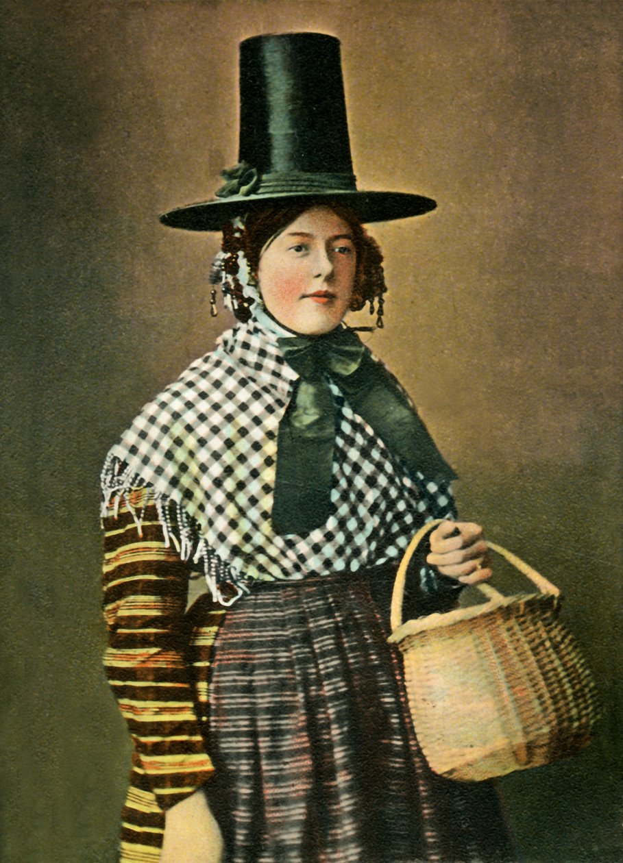 Eine walisische Tracht, ca. 1904 von Unbekannt