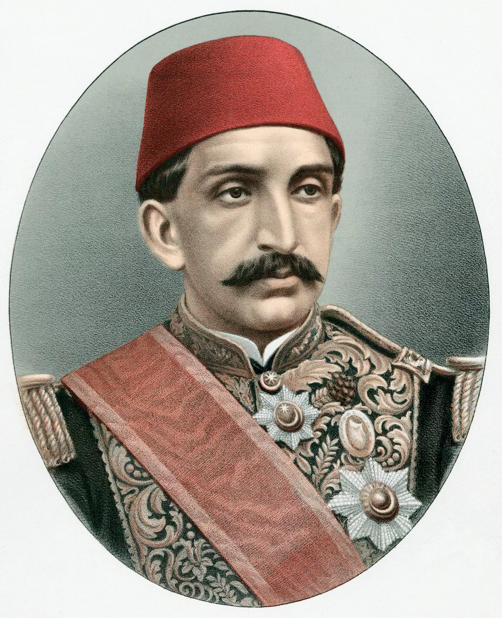 Abdul Hamid II 1842-1918, letzter Sultan der Türkei, ca. 1880 von Unbekannt