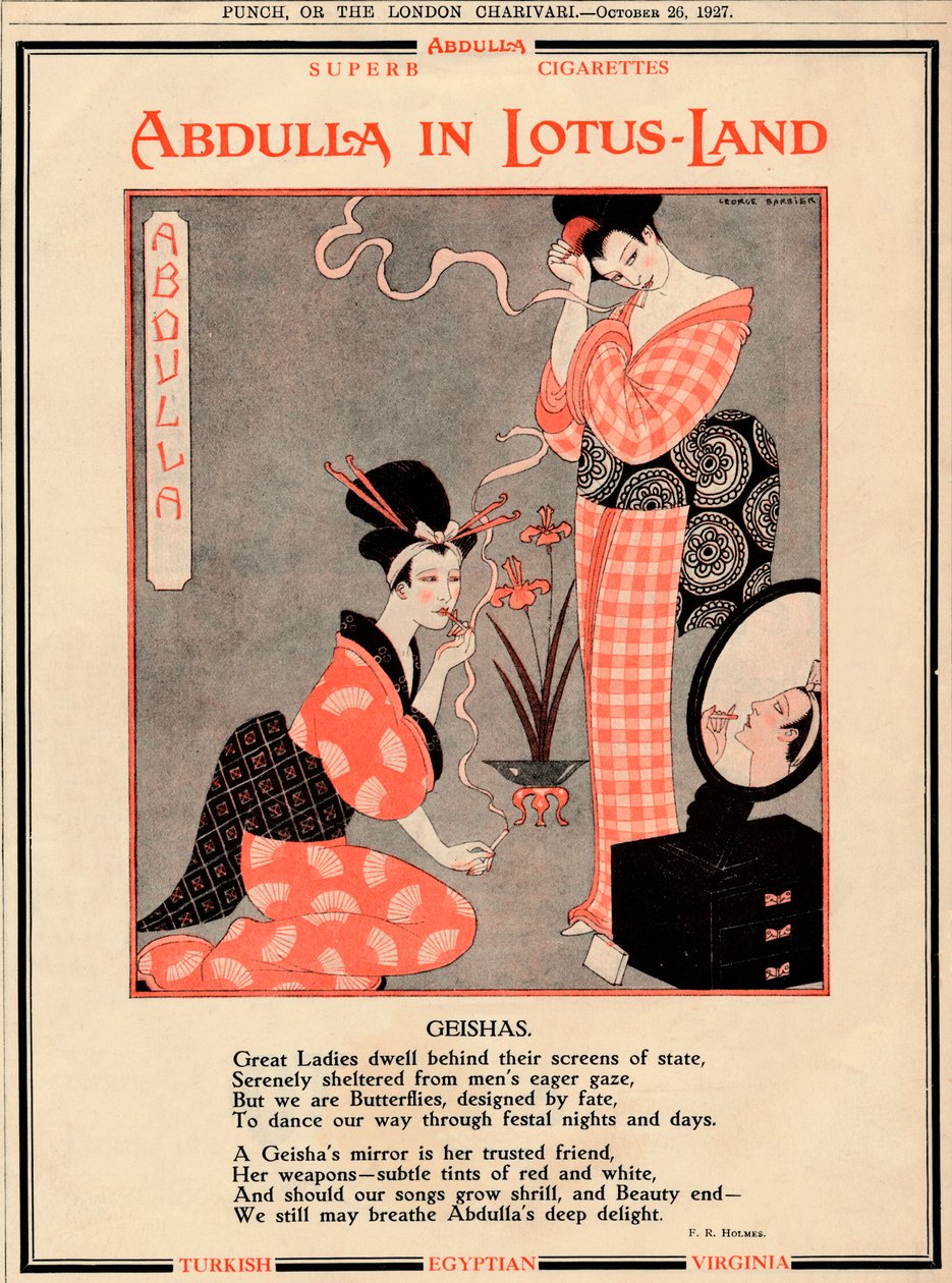 Abdulla im Lotusland - Geishas, 1927 von Unbekannt