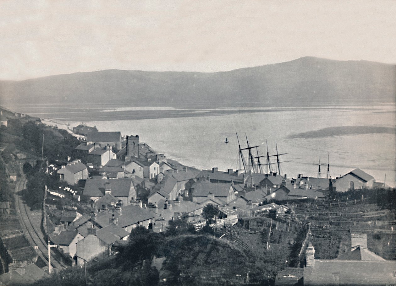 Aberdovey - Blick auf die Stadt und die Bucht von Unbekannt