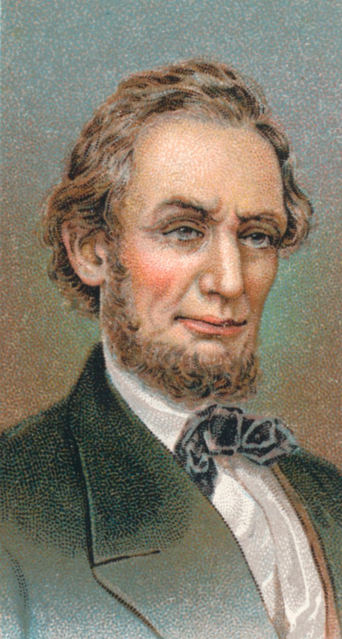 Abraham Lincoln 1809-1865, 16. Präsident der Vereinigten Staaten, 1924 von Unbekannt