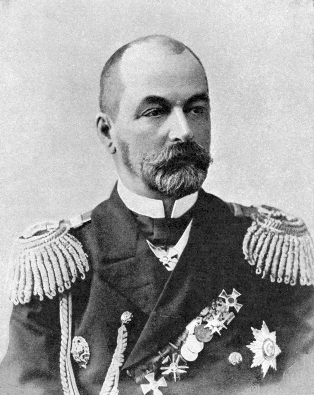 Admiral Roschestwenski, russischer Kommandant, Russisch-Japanischer Krieg, 1904-5 von Unbekannt