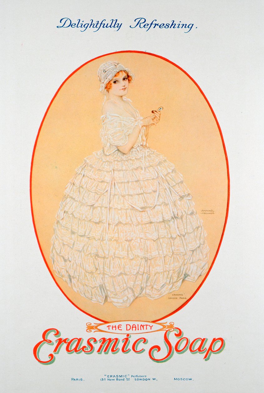 Werbung für Erasmic-Seife, 1920 von Unbekannt