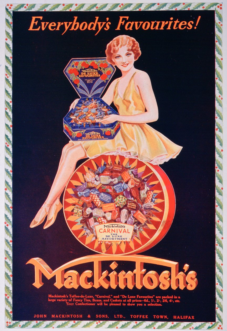 Werbung für Mackintosh Toffee, 1932 von Unbekannt