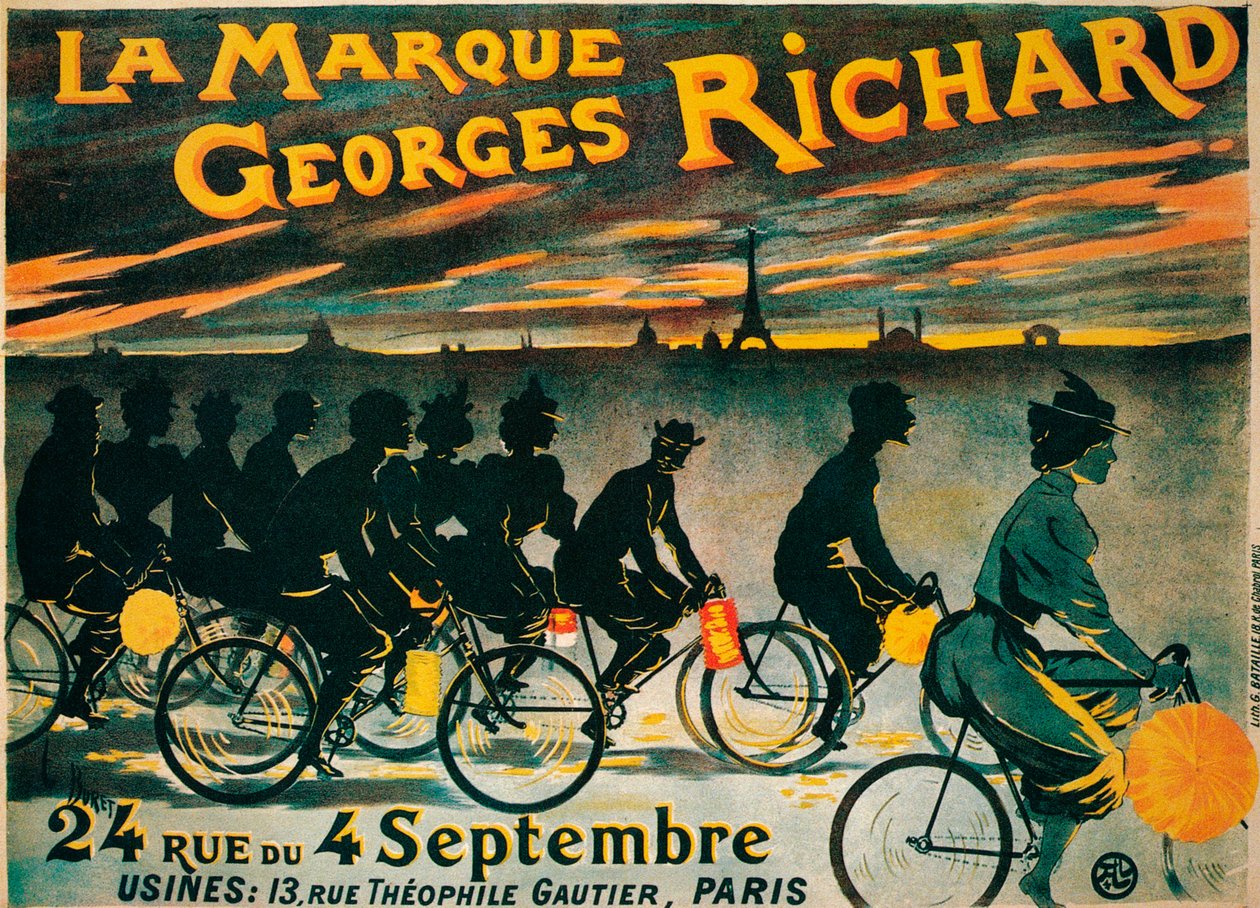 Werbung für Georges Richard Fahrräder von Unbekannt