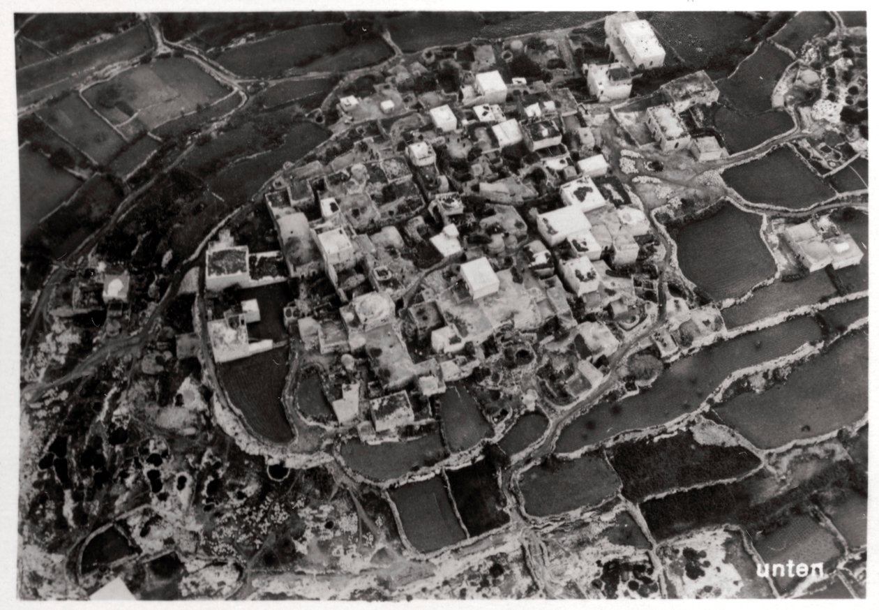 Luftaufnahme der Höhen um Jerusalem, Palästina, von einem Zeppelin, 1931-1933 von Unbekannt