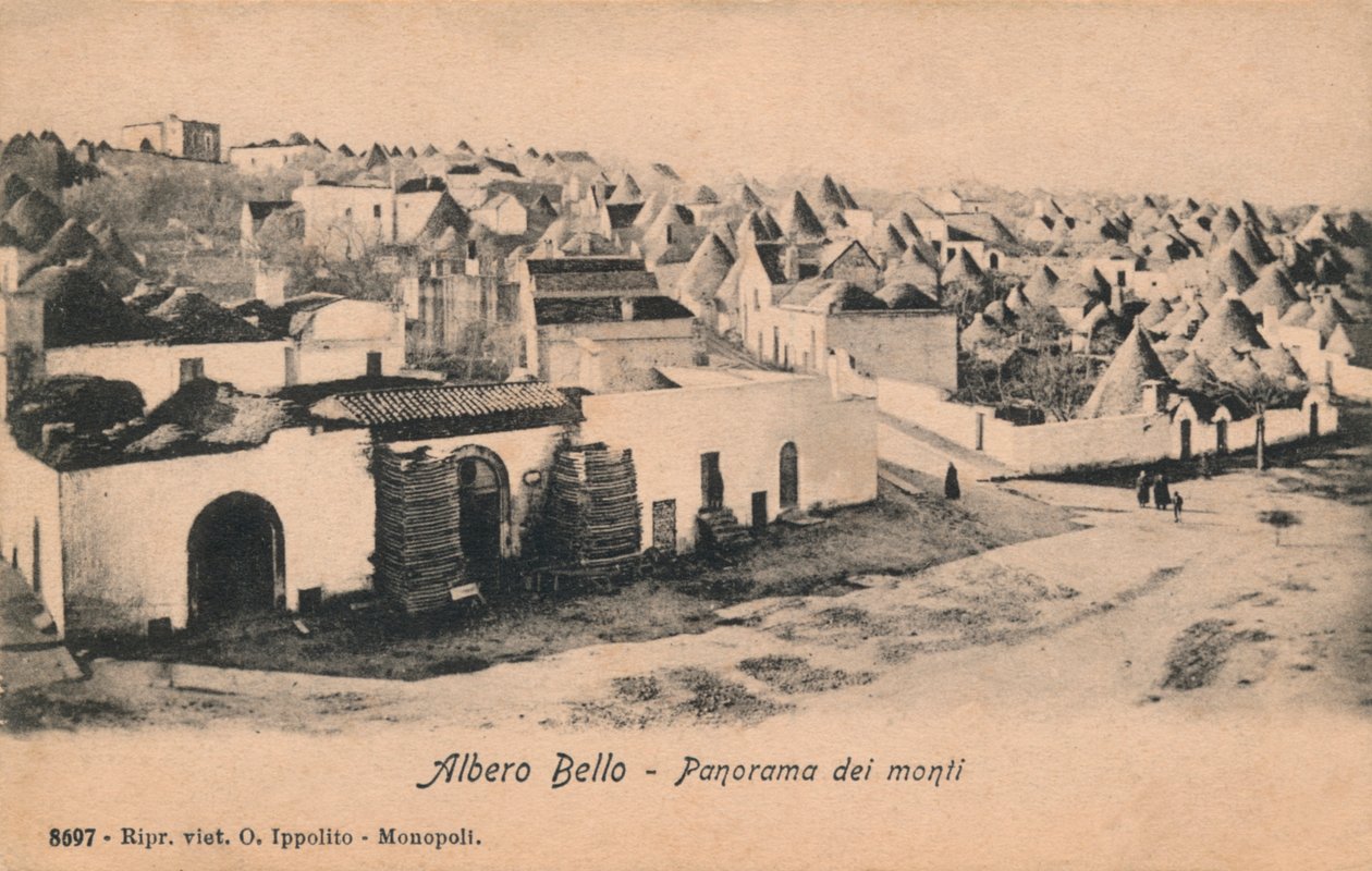 Albero Bello - Panorama dei Monti, um 1910 von Unbekannt