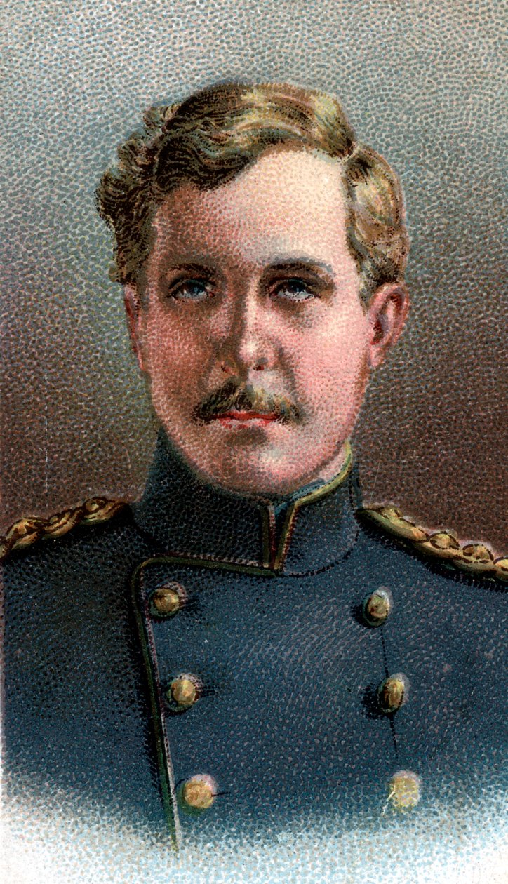 Albert I 1875-1934, König der Belgier ab 1909, in Militäruniform, 1917 von Unbekannt
