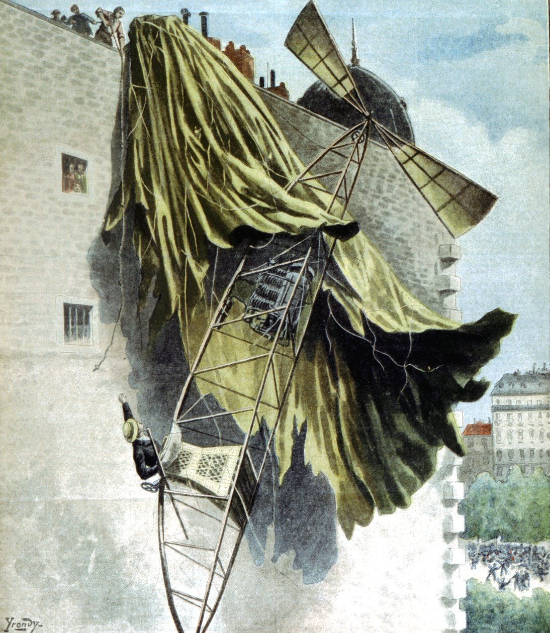 Alberto Santos-Dumont, brasilianischer Luftfahrtpionier, erfolgloser Versuch beim Deutsch-Preis, 1873-1932 von Unbekannt