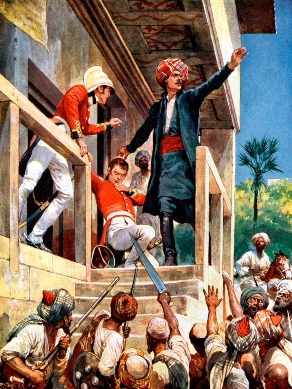Alexander Burnes, schottischer Diplomat, ermordet von Afghanen während des Ersten Anglo-Afghanischen Krieges, 1841 von Unbekannt