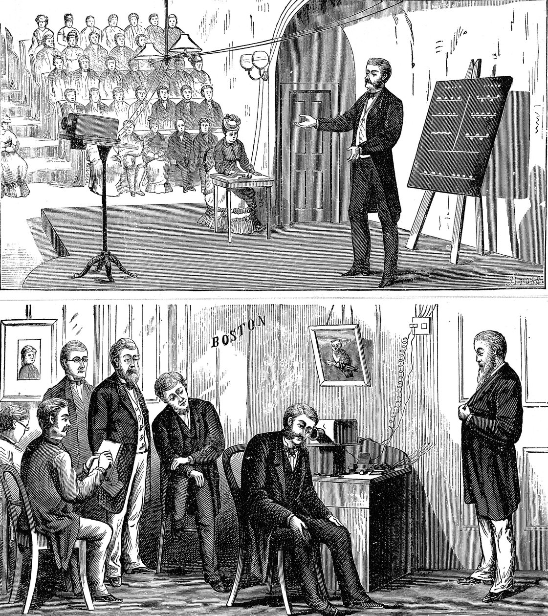 Alexander Graham Bell 1847-1922, schottisch-amerikanischer Erfinder, 1877 1890 von Unbekannt