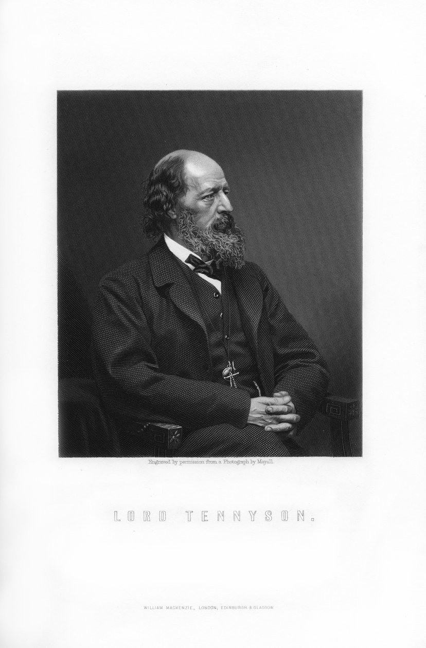 Alfred Tennyson, 1. Baron Tennyson, Poet Laureate des Vereinigten Königreichs, 1899 von Unbekannt